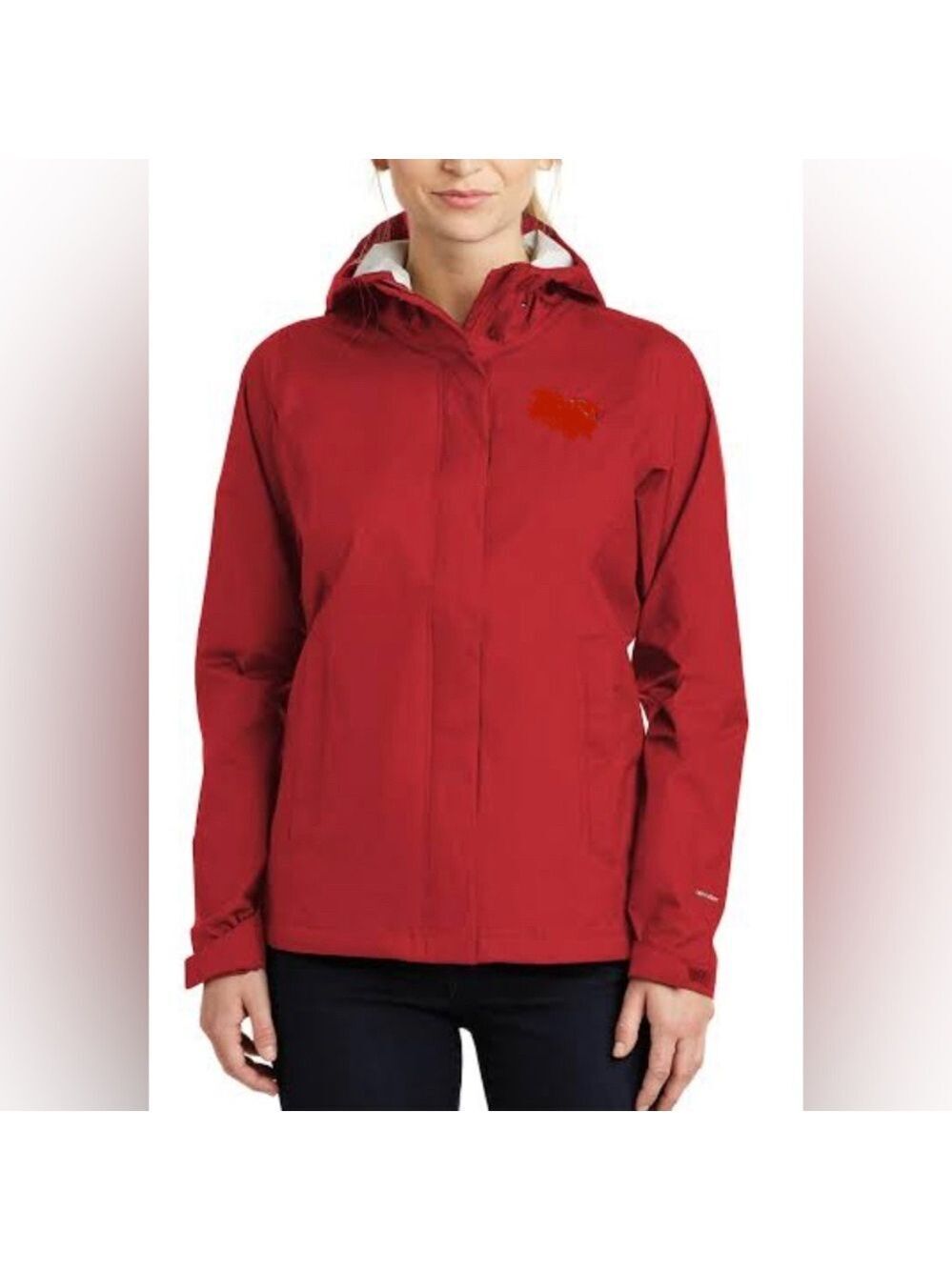 *Far West| Red Hooded Rain Jacket